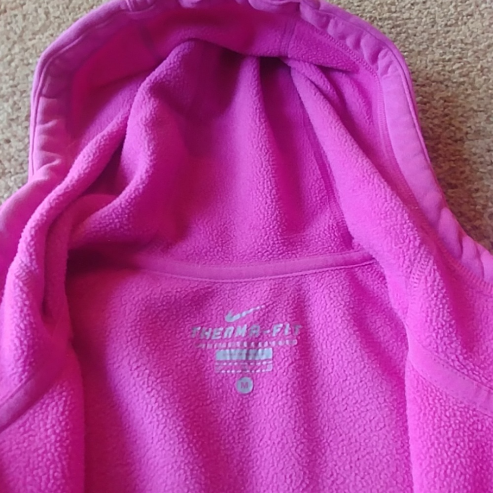 Nike Women's Pink Full-Zip Hoodie - Picture 8 of 8